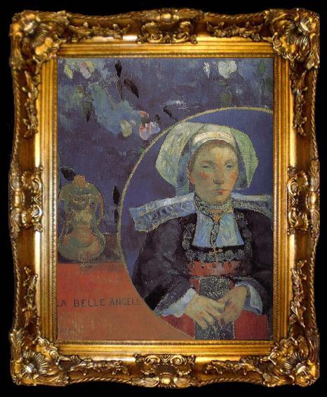 framed  Paul Gauguin Beautiful angel, ta009-2